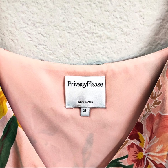 Privacy Please REVOLVE Hamlet Mini Dress Floral XL - Picture 5 of 5